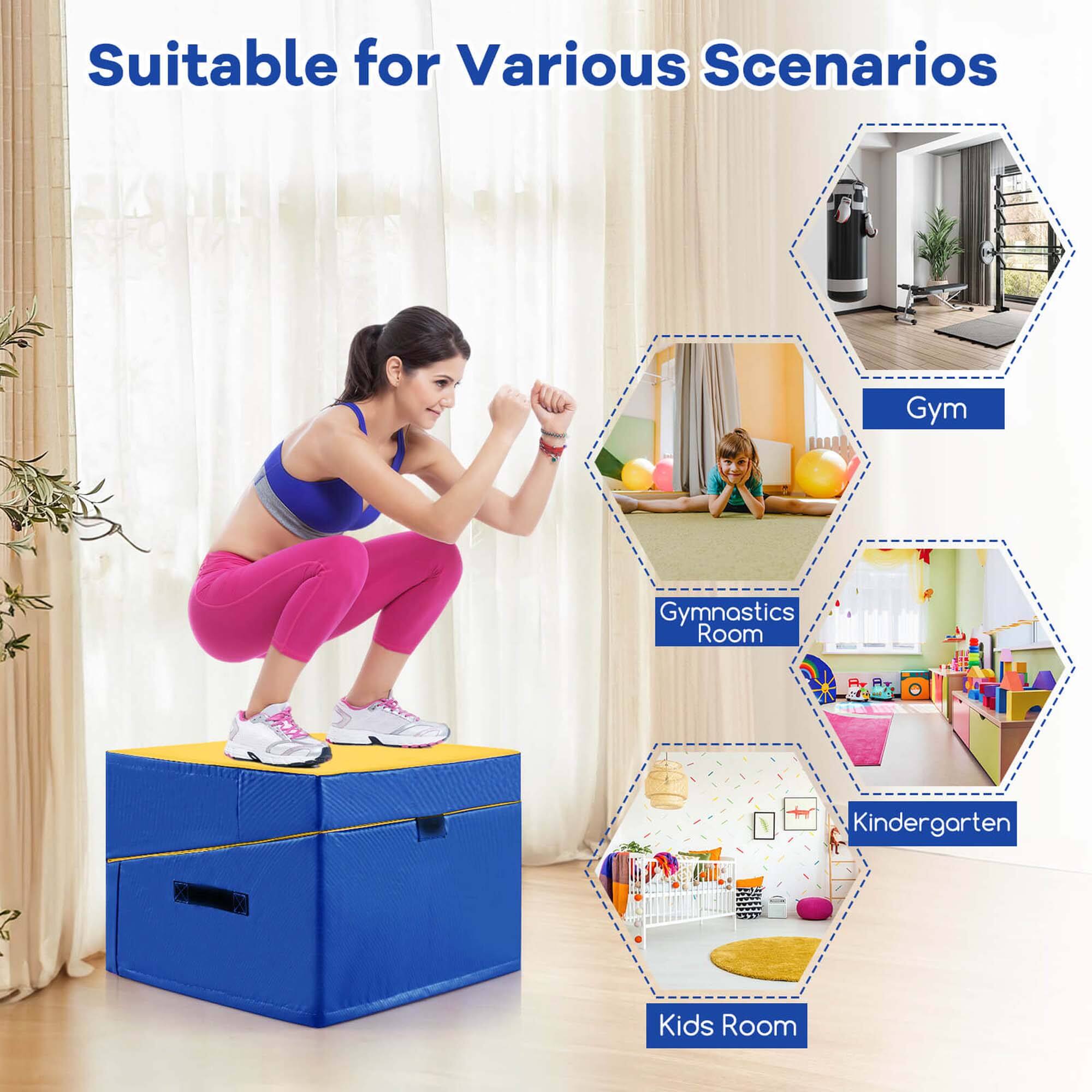 Suitable for Various Scenarios

- Gym
- Gymnastics Room
- Kindergarten
- Kids Room