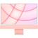 Front. Apple - Apple - 24" Certified Refurbished iMac with Retina 4.5K Display - Apple M1 - 8GB Memory - 8GPU - 256GB SSD (2021) - Pink.