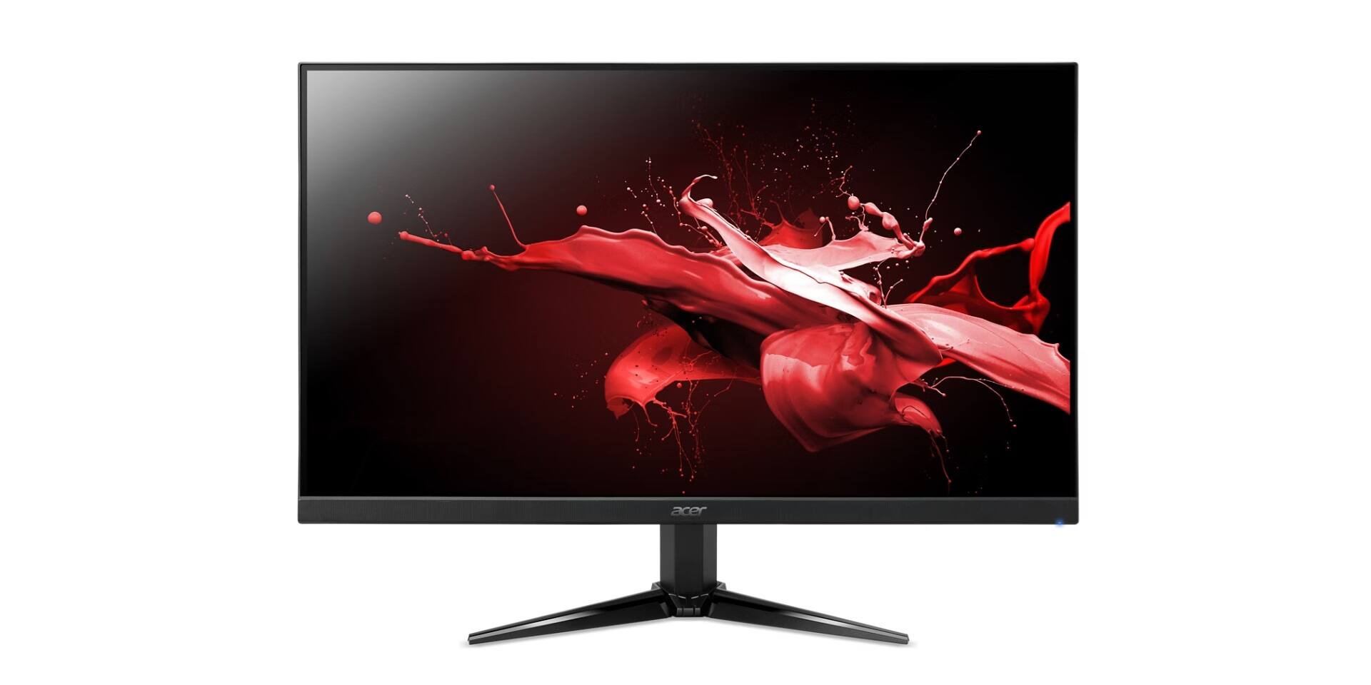 Front. Acer - Acer Nitro QG1-QG271 27" Full HD Widescreen LED Monitor 75Hz 1ms - Black.