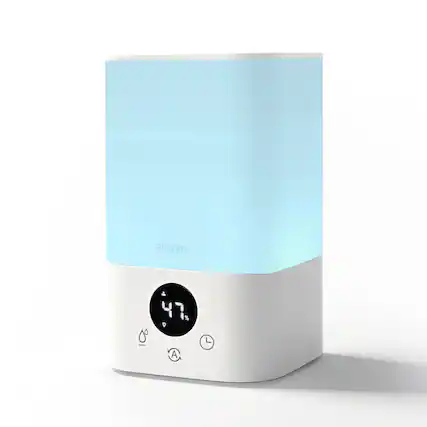 Front. Domanki - Domanki Humidifier for Bedroom, 3.5L Quiet Ultrasonic Humid Evaporative, Top Fill Humidifier for Home - white.