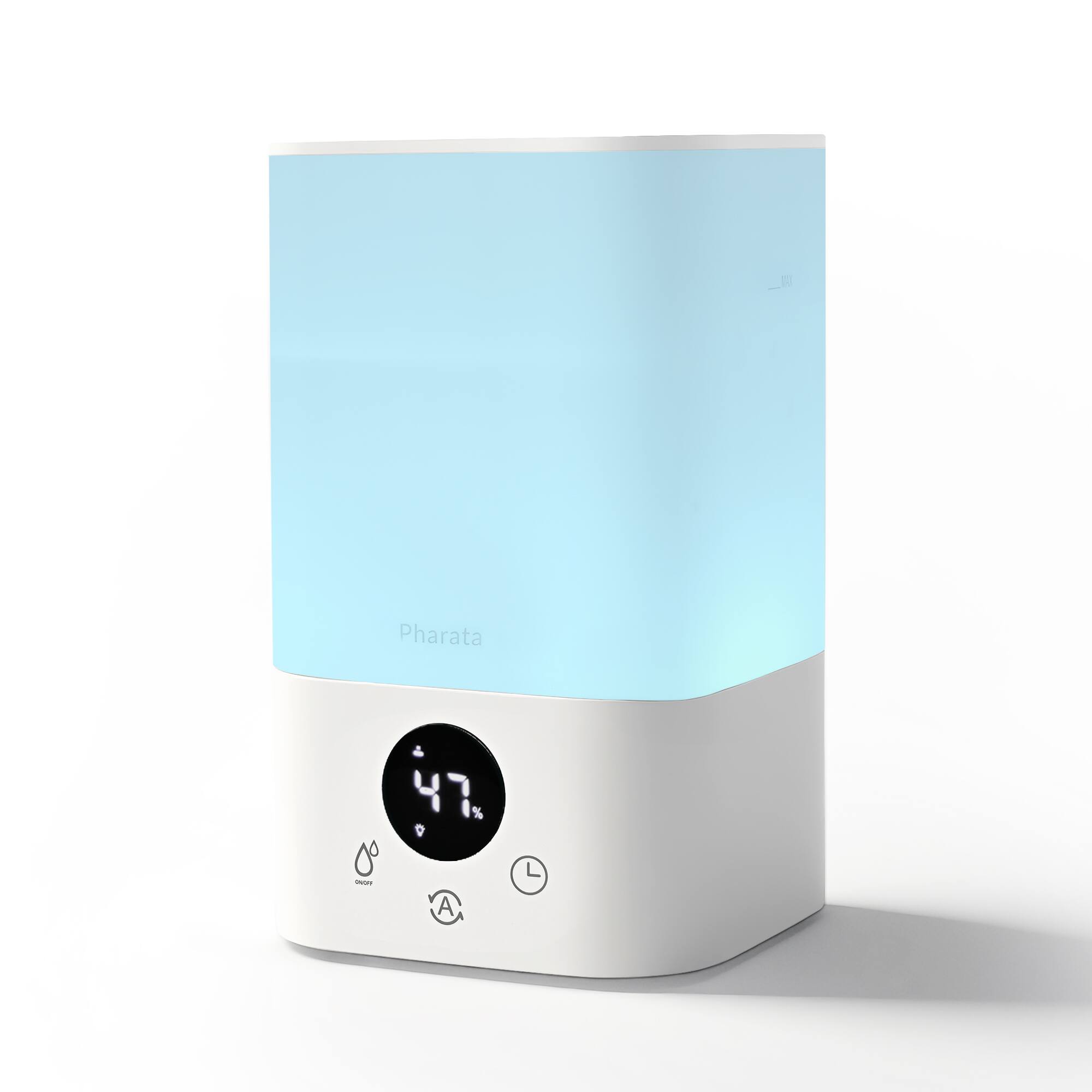 Front. Domanki - Domanki Desktop Humidifier for Bedroom, 3.5L  Quiet Ultrasonic Humid Evaporative, Top Fill Humidifier for Home - white.