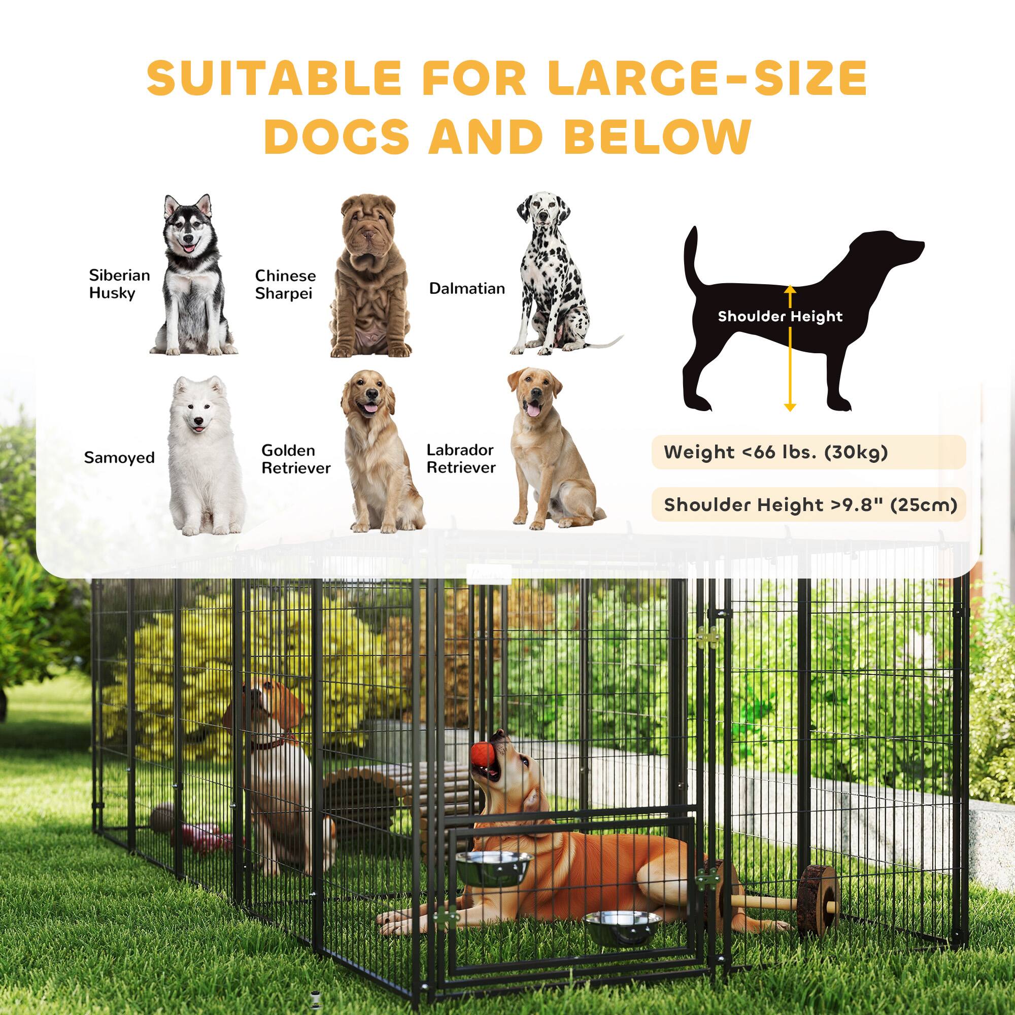 SUITABLE FOR LARGE-SIZE DOGS AND BELOW

Siberian Husky  
Chinese Sharpei  
Dalmatian  
Samoyed  
Golden Retriever  
Labrador Retriever  

Weight < 66 lbs. (30kg)  
Shoulder Height > 9.8" (25cm)