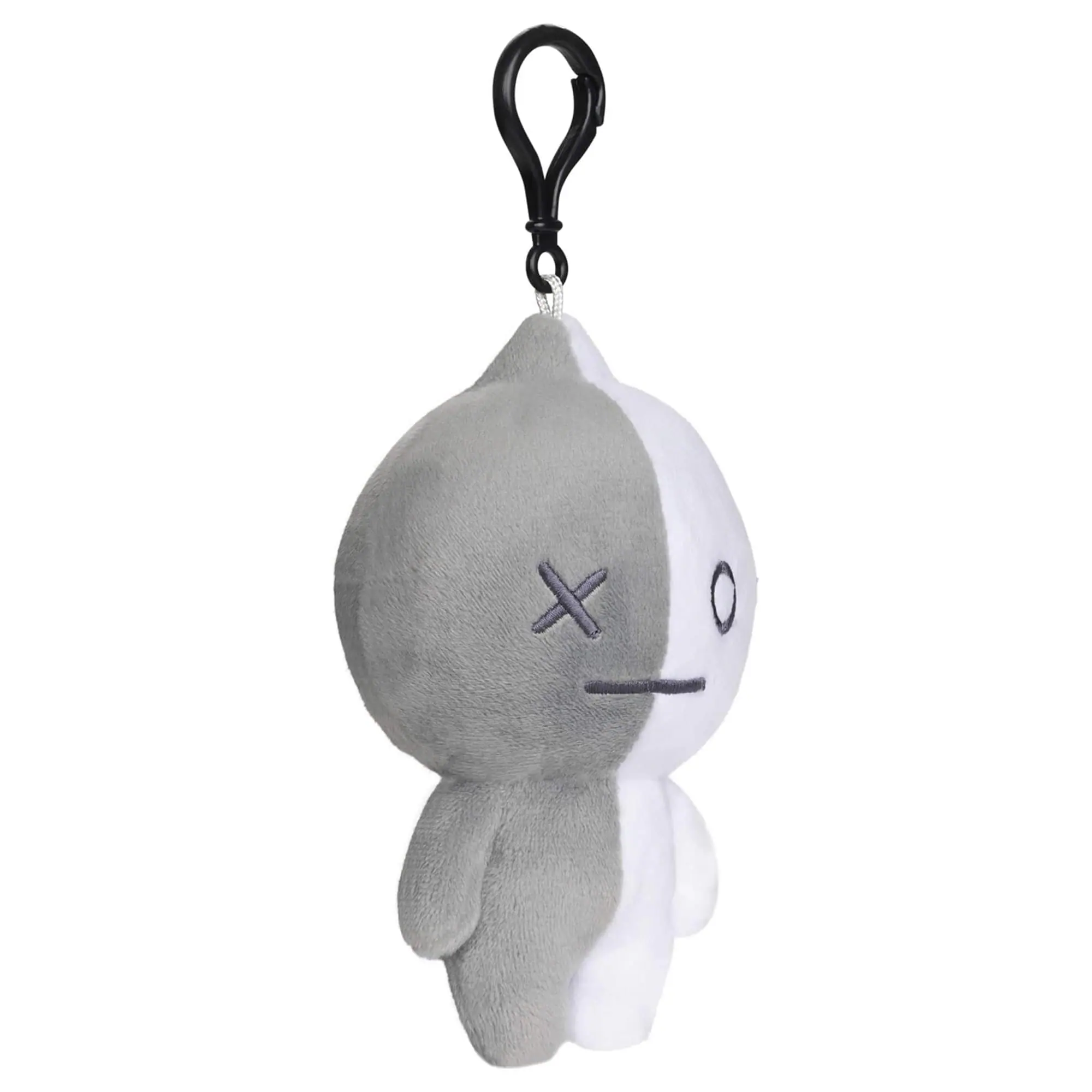 Alt View 1. Gund - Line Friends BT21 4 Inch Plush Backpack Clip | Van - Gray.