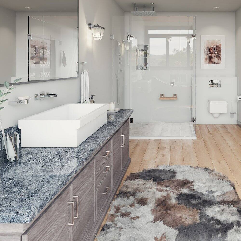 Alt View 1. Alfi - AB36TR 36" White Above Mount Fireclay Bath Trough Sink - White.