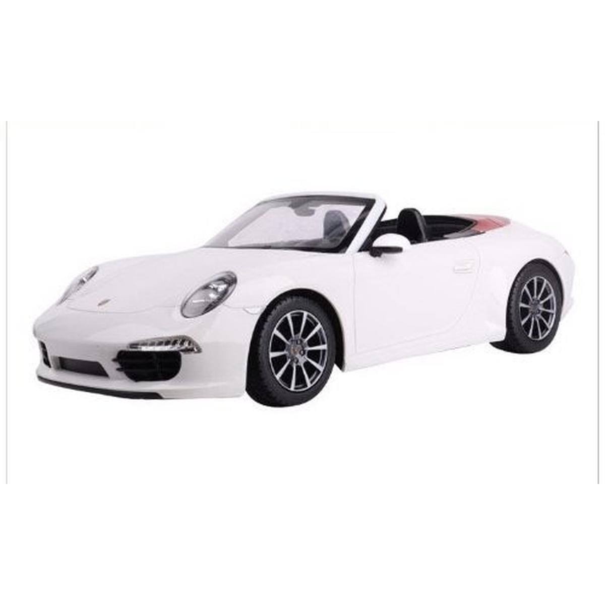 Angle. JuzToys - Remote Control Car, 1:12 RC Car Porche 911 Carrera S Cabriolet (White) - White.