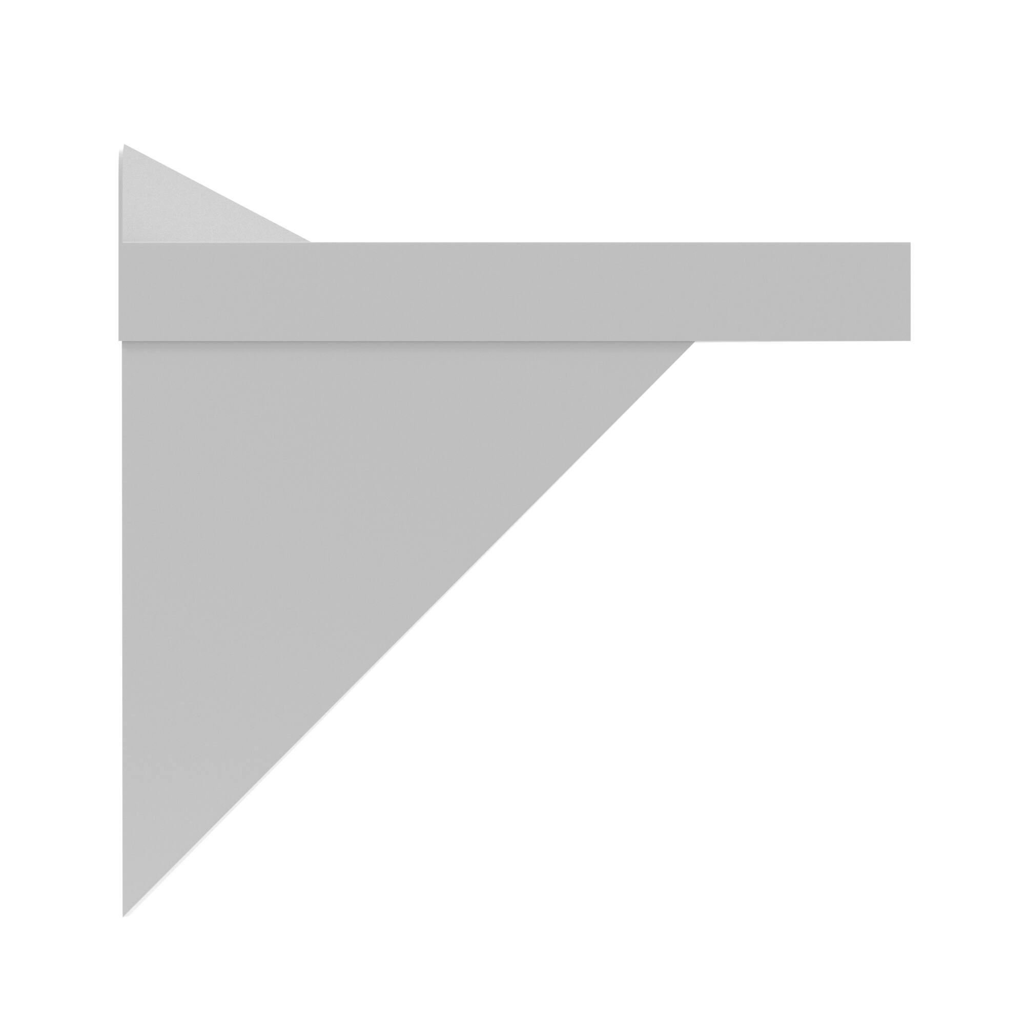 Alt View 4. Koolmore - 12" x 60" 18-Gauge Stainless-Steel Heavy Duty Wall Shelf, WMSH-1260. - Stainless-Steel.