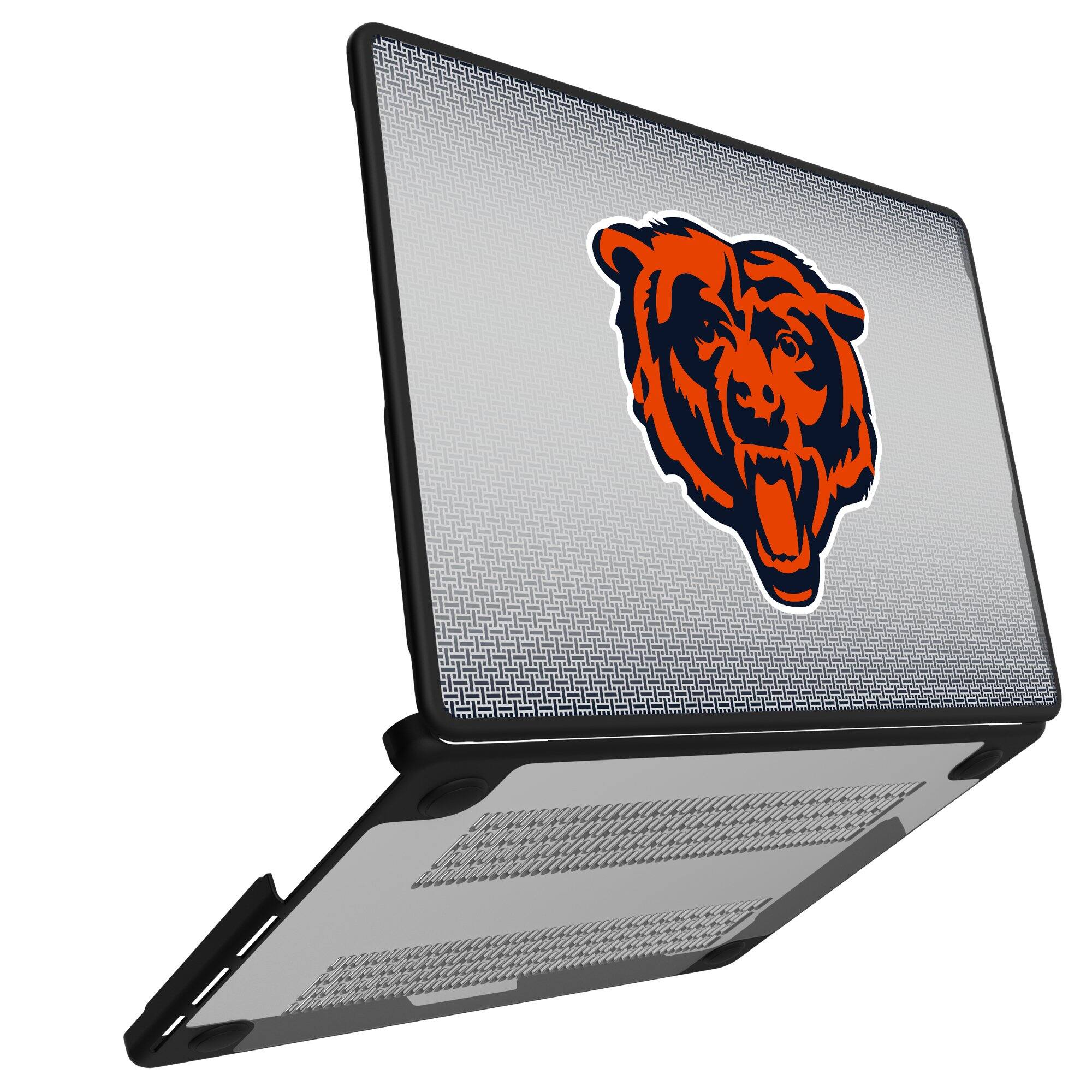 Alt View 1. Keyscaper - Chicago Bears Linen MacBook Case - Air 13 in - Multicolor.