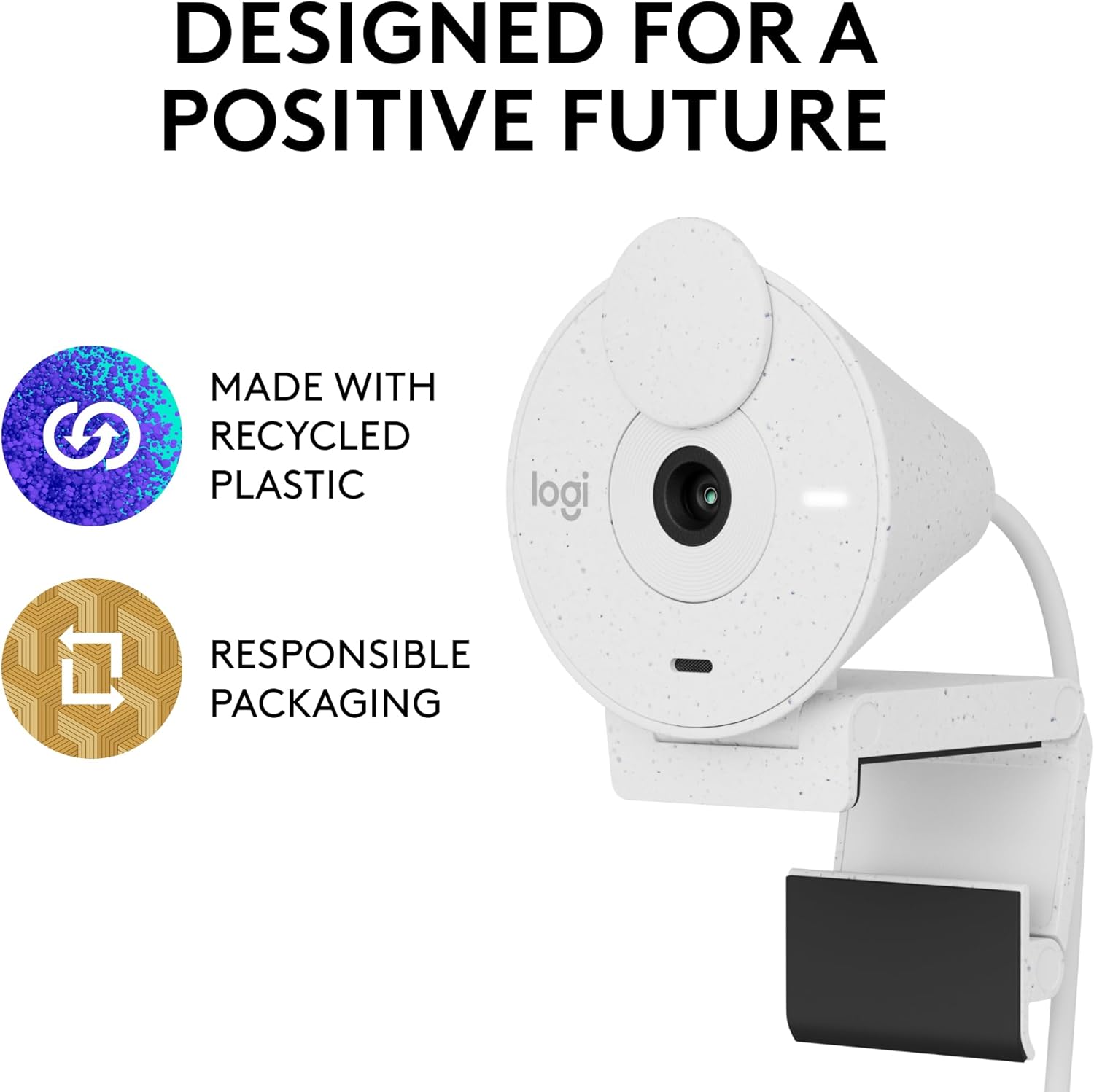 DESIGNED FOR A POSITIVE FUTURE

MADE WITH RECYCLED PLASTIC

RESPONSIBLE PACKAGING