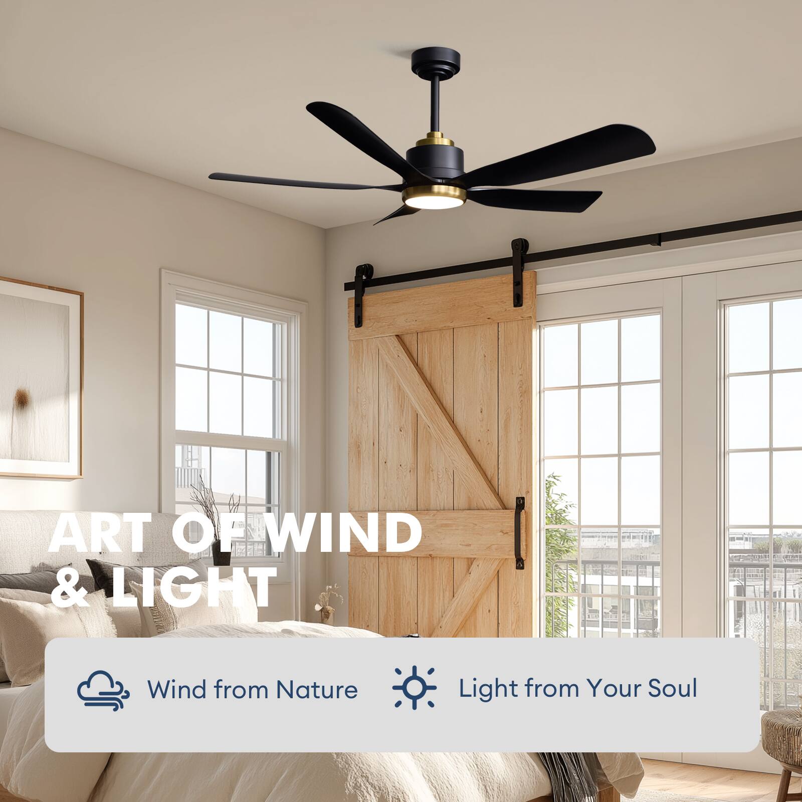 ART OF WIND & LIGHT  
Wind from Nature  
Light from Your Soul