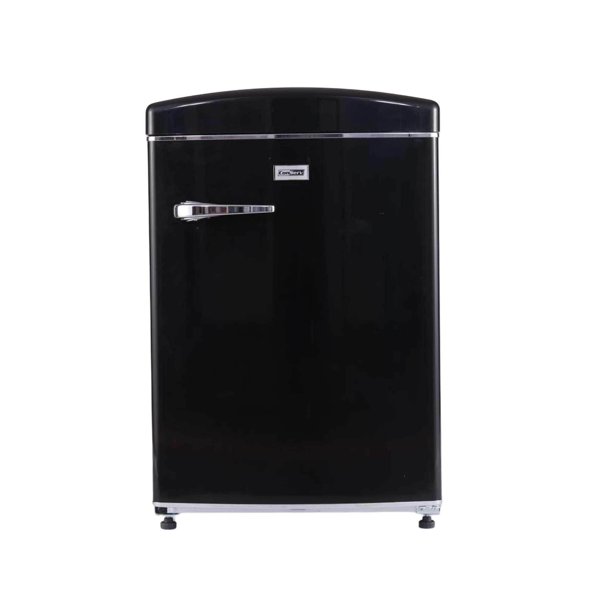 Conserv - 3.2 cu. ft. Retro Mini Refrigerator Convertible Freezer Frost Free 110V - Black