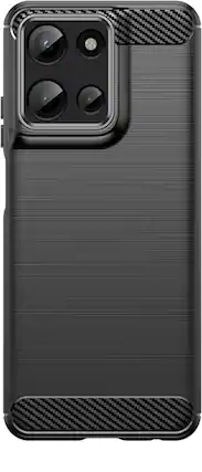 Front. SaharaCase - Venture Series Anti-Slip Case - Motorola Moto G 5G 2025/2026 & G PLAY 2026 - Scorpion Black.