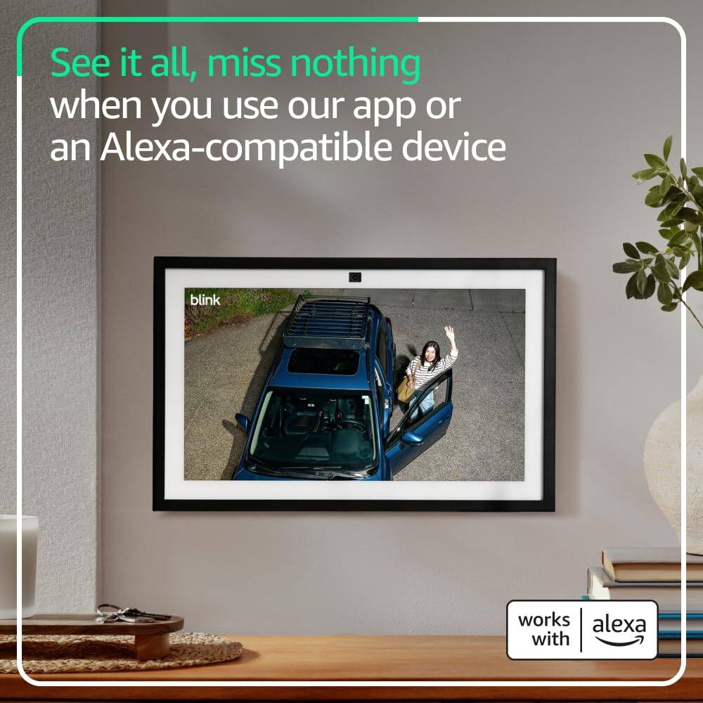 See it all, miss nothing when you use our app or an Alexa-compatible device

blink

works with alexa