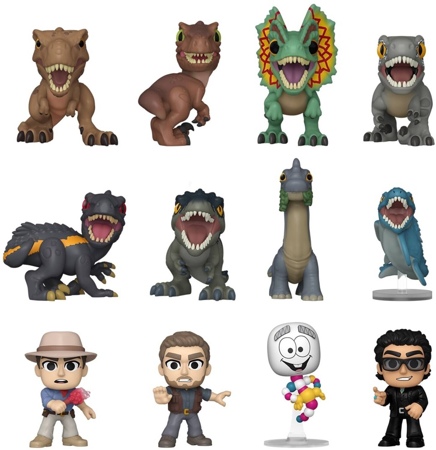 Alt View 1. Funko - Funko Mystery Minis: Jurassic World (One Random Mystery Mini Per Transaction)   - Collectibles - Multicolor.