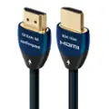 AudioQuest - Ocean 48 5' Ultra High Speed 4K-8K-10K 48Gbps In-Wall Rated HDMI Cable - Black with Blue Stripes