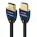 The text on the image reads "OCEAN 48 audioquest 8K-10K HDMI." This suggests that the image features a cable with a gold connector and blue casing, which is an Ocean 48 audioquest cable. The cable is designed for use with HDMI devices, providing a high-quality connection for audio and video signals.