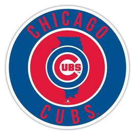 Fan Creations - Chicago Cubs 15" State Circle Sign - Multicolor