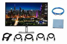 Front. Dell - Ultrasharp U3225QE 32 4K UHD 120Hz Thunderbolt 4 IPS Monitor.