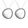 Nuna - Bundle of 2 - Pendant Emotion Tracking Necklace with Mood Visualization, Auto-Journaling and Meditation Support - Silver - (2025)