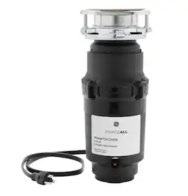 GE - DISPOSALL 1/3 HP Disposer - Black
