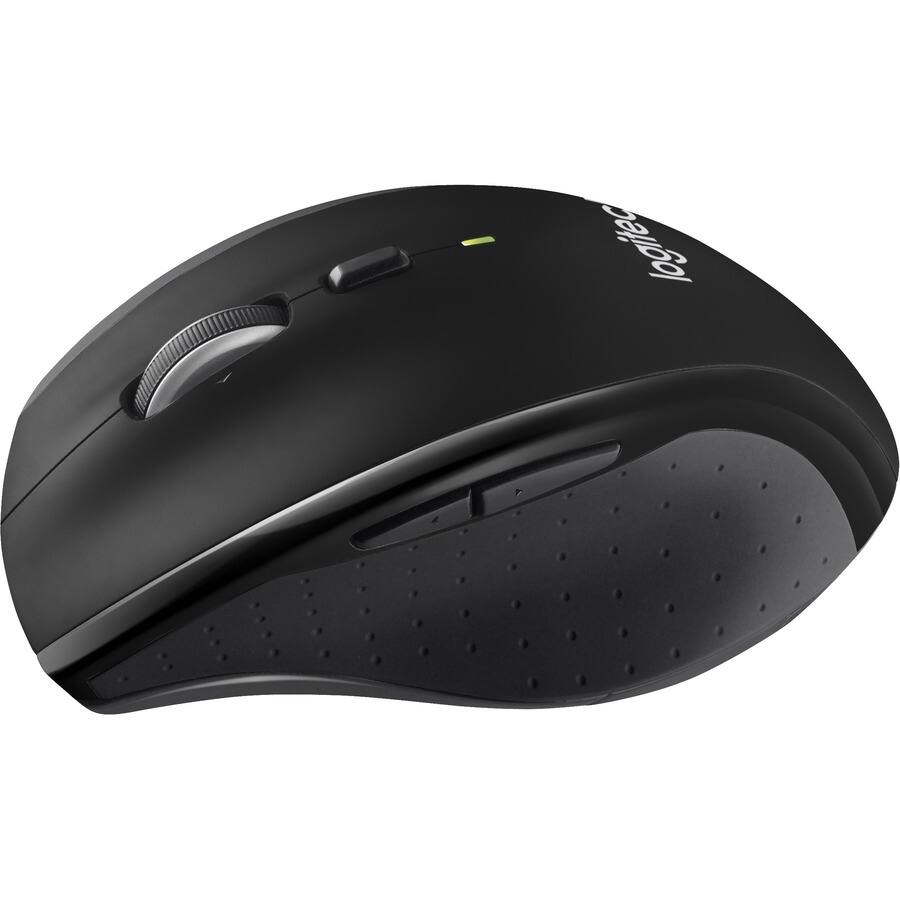 Alt View 2. Logitech - Logitech Productivity Plus Wireless Mouse - Optical - Wireless - Radio Frequency - 2.40 GHz - Black - USB - 1000 dpi - Black.