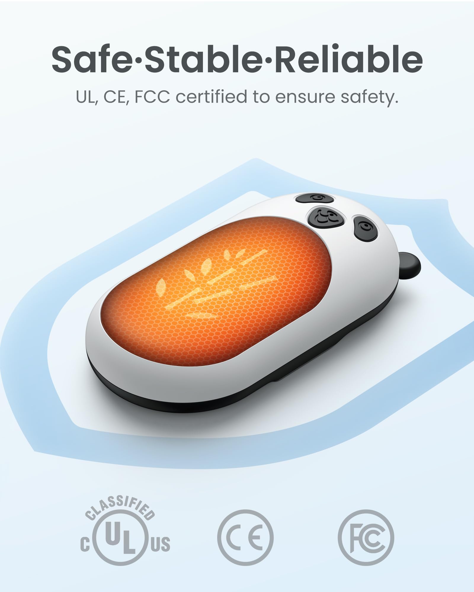 Safe-Stable-Reliable  
UL, CE, FCC certified to ensure safety.  
CLASSIFIED  
UL US  
CE  
FC