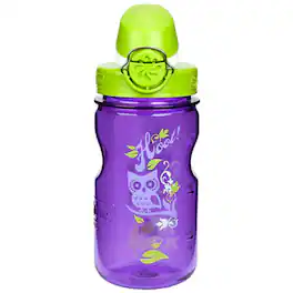 Nalgene - Kid's Sustain 12 oz. On the Fly Water Bottle - Hoot Purple/Green