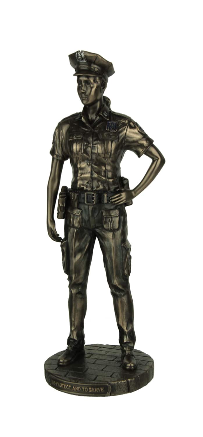 Veronese Design - Police Woman To Protect and Serve Police Officer Tribute Statue - Bronze price history on PriceWatchPro