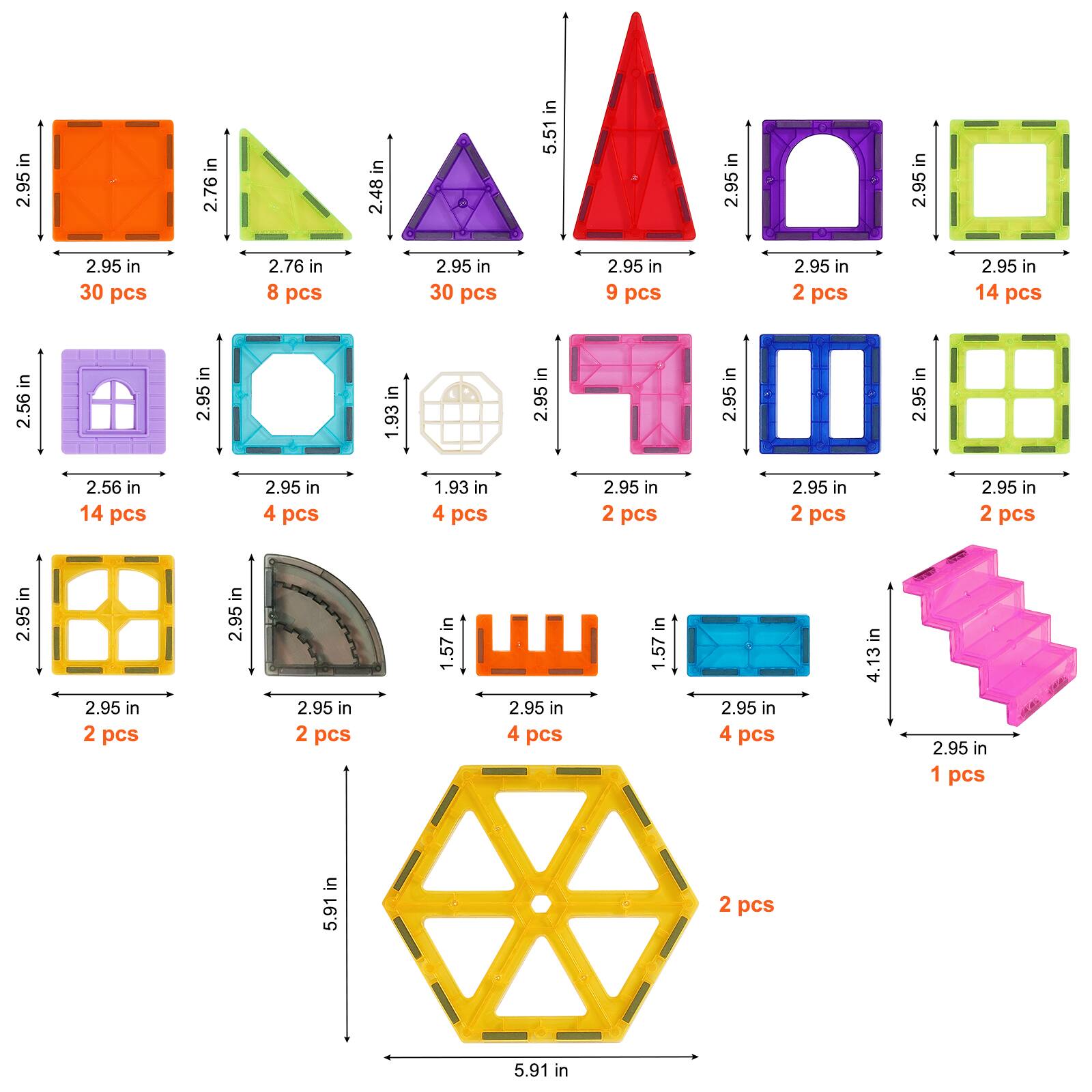 - 2.95 in x 2.95 in - 30 pcs
- 2.76 in x 2.76 in - 8 pcs
- 2.95 in x 2.48 in - 30 pcs
- 5.51 in x 2.95 in - 9 pcs
- 2.56 in x 2.56 in - 14 pcs
- 2.95 in x 1.93 in - 4 pcs
- 2.95 in x 1.93 in - 4 pcs
- 2.95 in x 2.95 in - 2 pcs
- 2.95 in x 2.95 in - 2 pcs
- 2.95 in x 2.95 in - 2 pcs
- 2.95 in x 2.95 in - 2 pcs
- 2.95 in x 2.95 in - 2 pcs
- 2.95 in x 2.95 in - 2 pcs
- 2.95