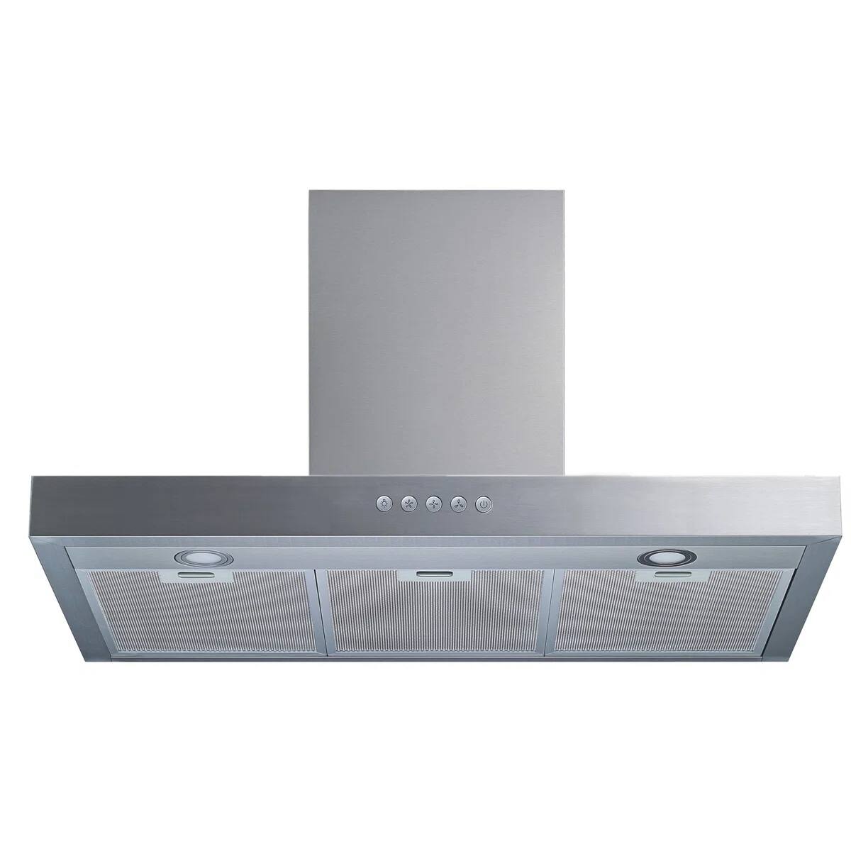 Front. Winflo - Winflo 30 inch Convertible 500 CFM Stainless Steel Wall Mount  Range Hood - Stainless Steel.