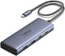 UGREEN - Laptop Docking Station Dual Monitor, 7-in-1 Laptop Dock with Dual 4K HDMI, 100W PD, 4×10Gbps USB, for Windows Laptops - Space Gray