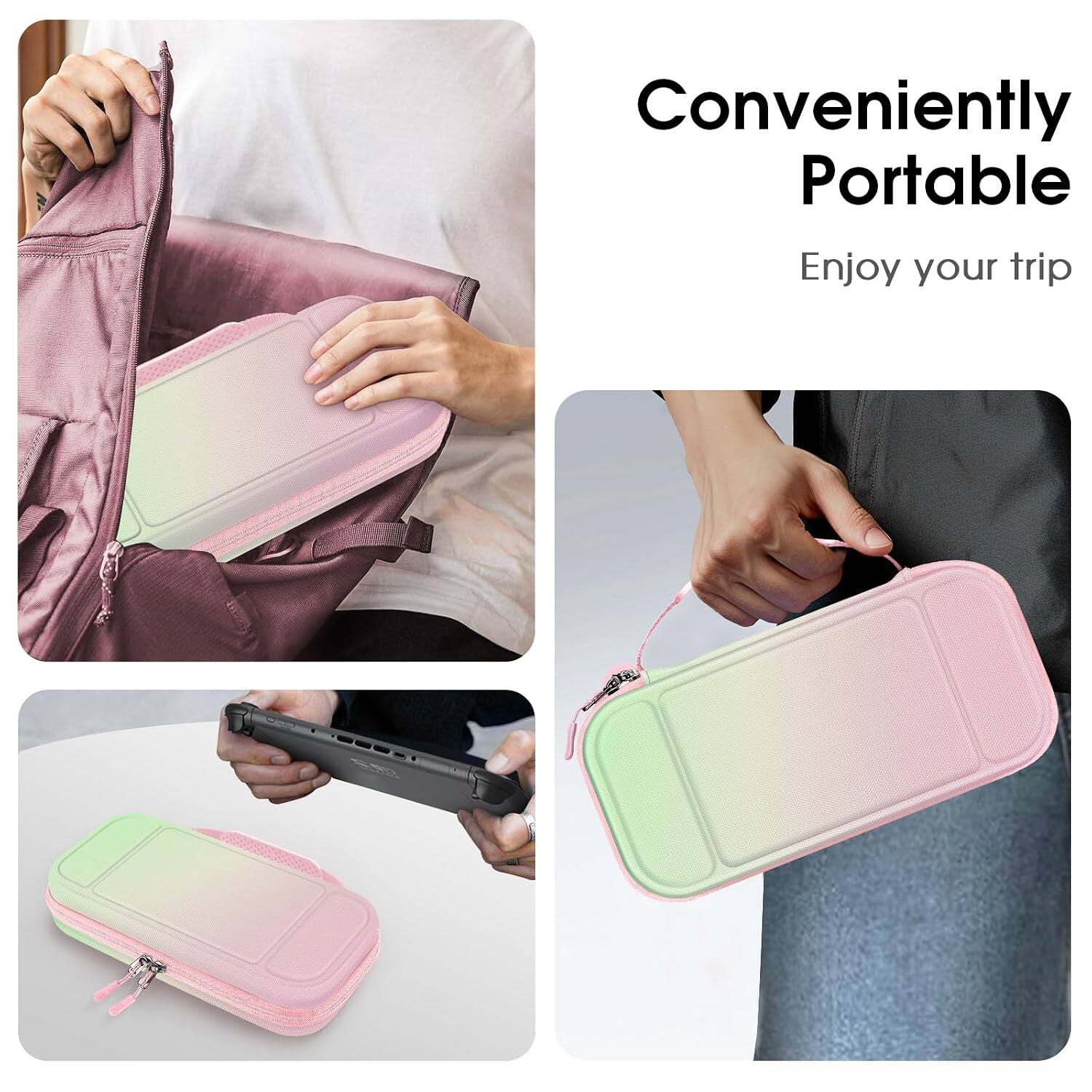 Conveniently Portable  
Enjoy your trip