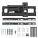 Alt View 10. Winado - 32-65 Inch Articulating Full Motion TV Wall Mount Bracket Tilt 32 36 42 46 50 55 65" LED LCD Flat Screen 110LB Capacity - Black.