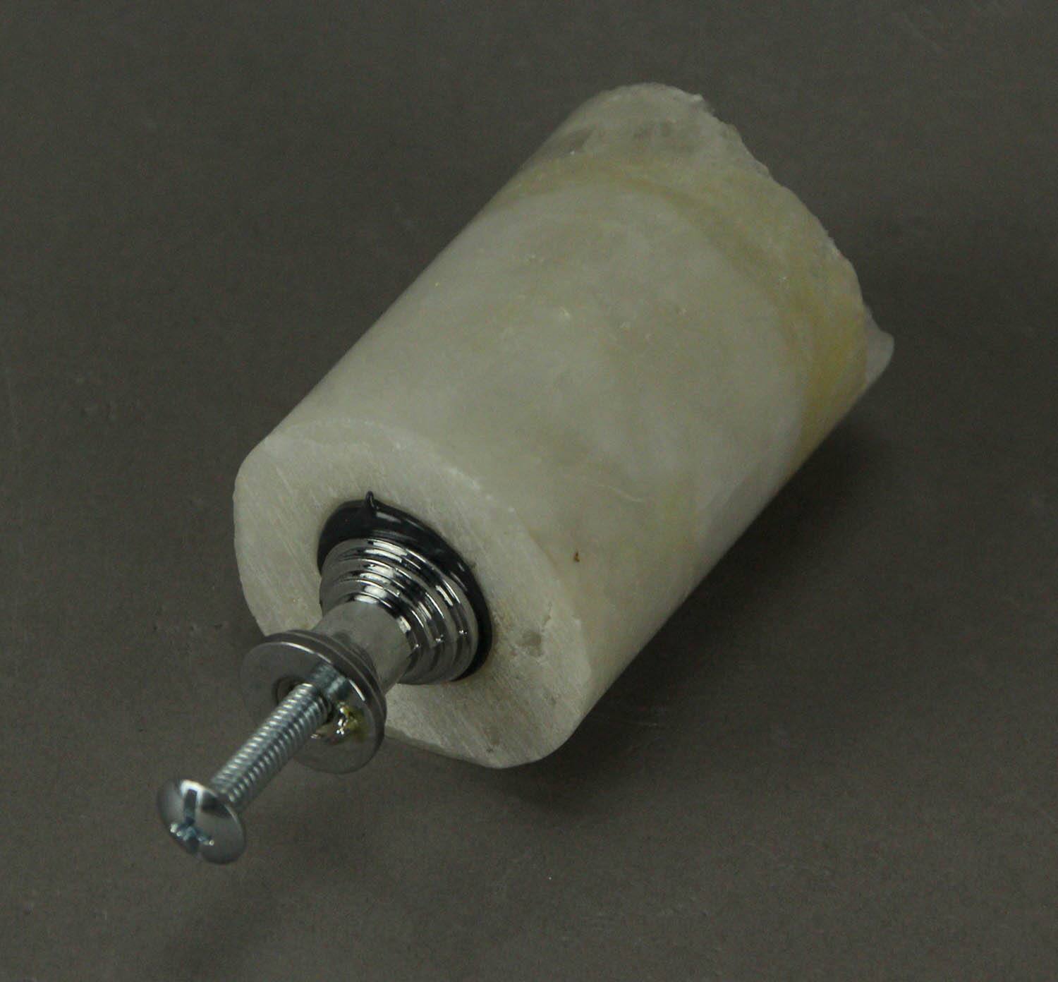 Alt View 2. Things2Die4 - White Quartz Crystal Core Drawer Handle Cabinet Pull Furniture Decor Set of 4 XL - White.