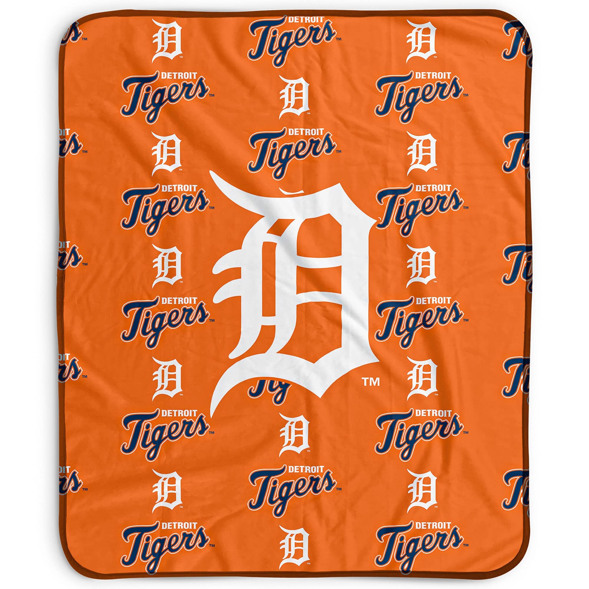 Pegasus - Detroit Tigers 50" x 60" Repeat Wordmark Fleece Blanket - Multicolor