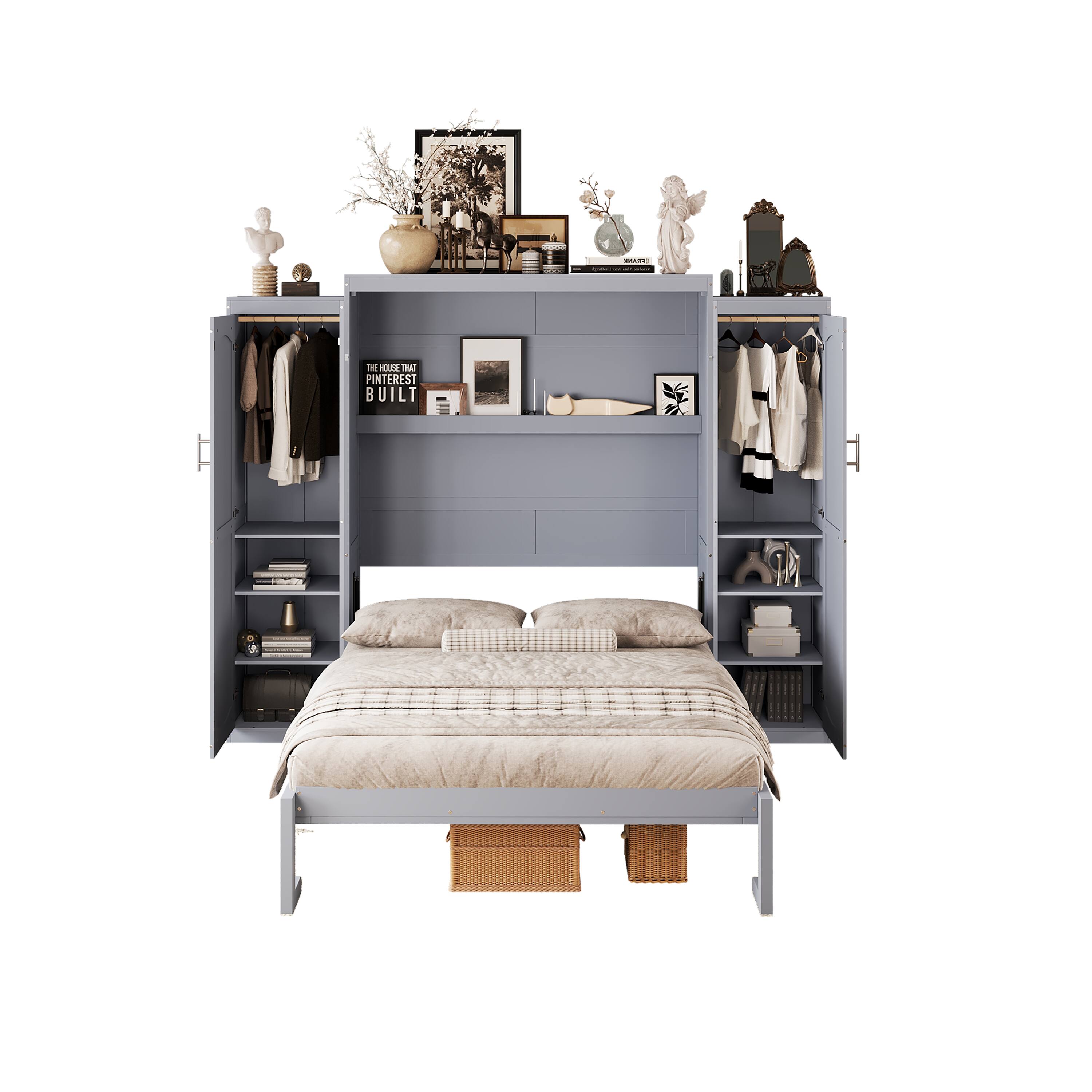 The text on the image reads:

"THE HOUSE THAT PINTEREST BUILT"