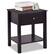 Front. Costway - End Table Nightstand Storage Display Furniture Drawer Shelf Beside - Brown.