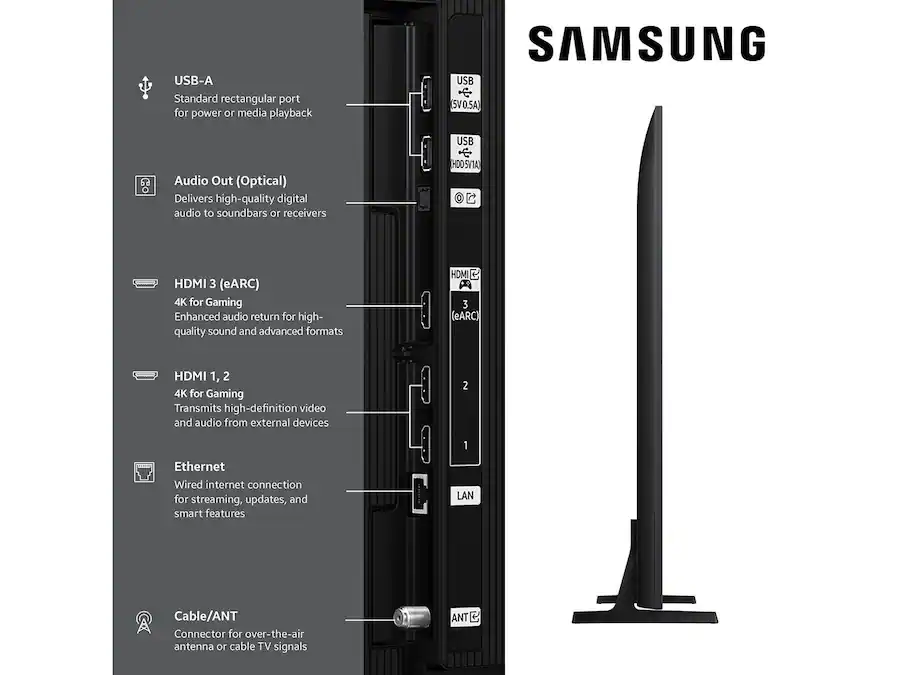 Samsung 98” Class DU8900F Series Crystal UHD 4K Smart Tizen TV (2025 ...