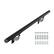 Front. VEVOR - Wall Mounted Stair Handrail, 4ft Pipe Staircase Handrail, Black Galvanized Aluminum, 1.26 inch Pipe Diameter - Black.