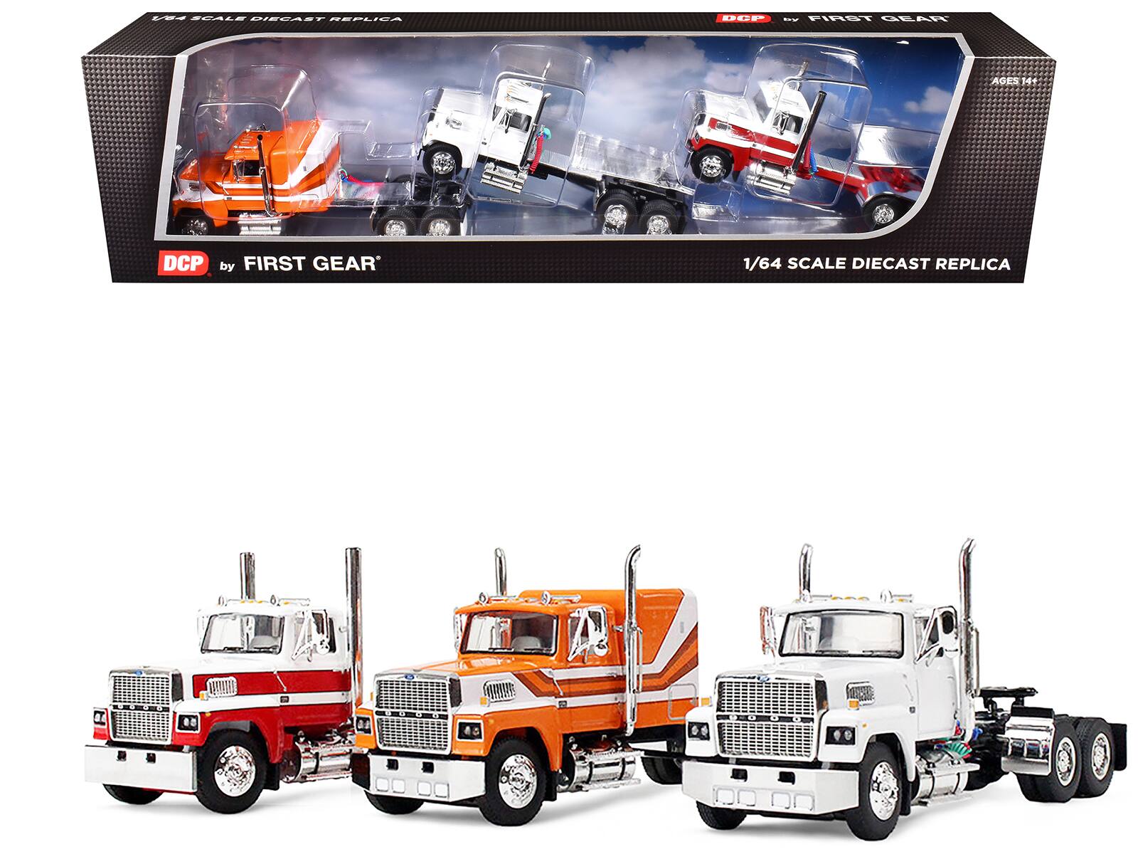 1/64 SCALE DIECAST REPLICA  
DCP by FIRST GEAR  
AGES 14+