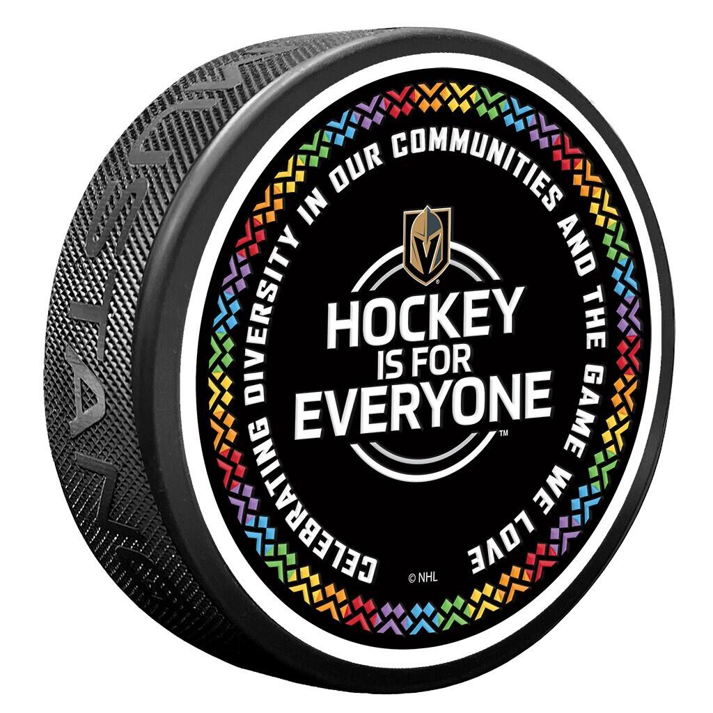 Mustang Drinkware - Vegas Golden Knights Hockey Is For Everyone Puck - Multicolor