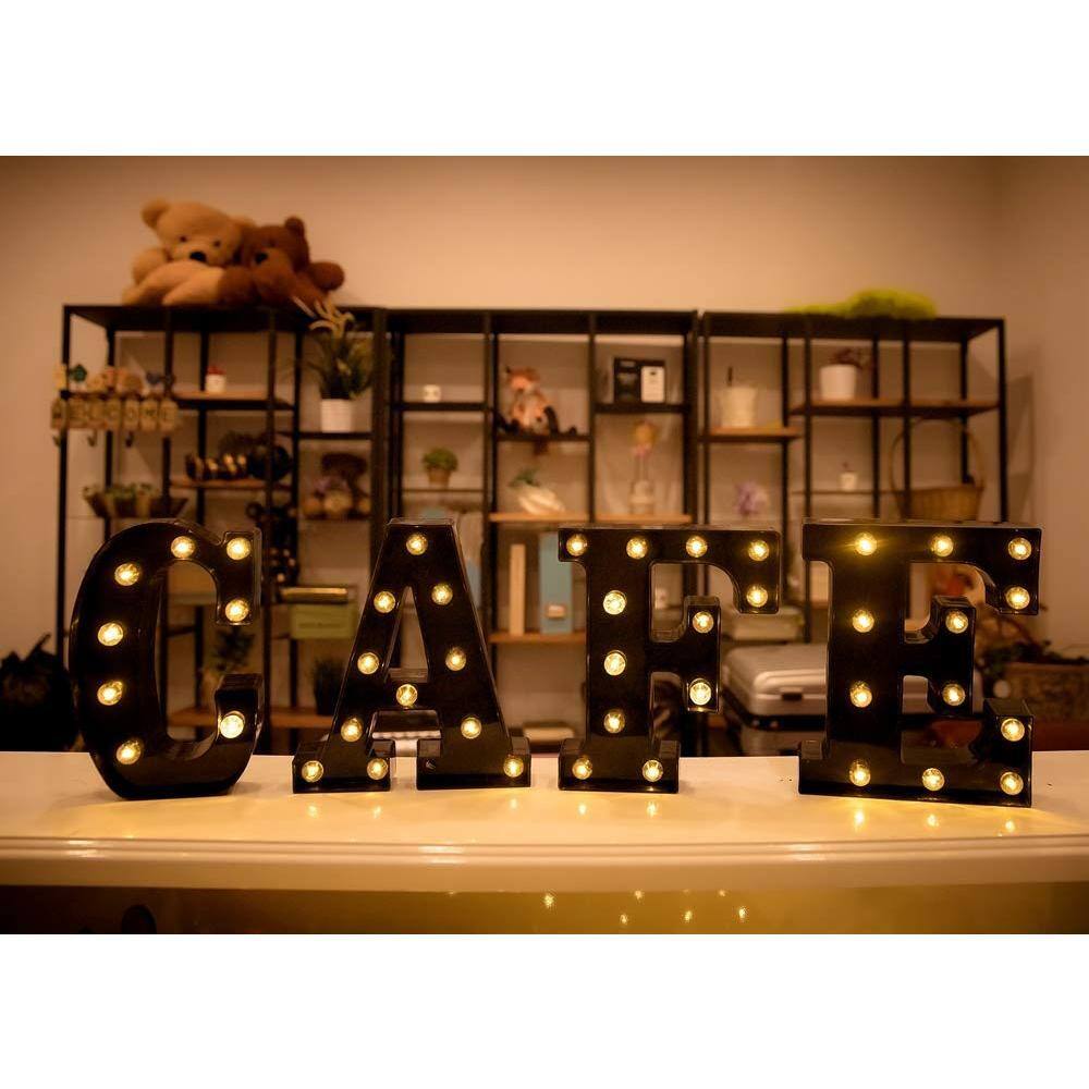 Alt View 6. Paradigms Interiors - Led Marquee Number Lights Sign Light Up For Night Wedding Birthday Party Christmas Lamp Home Bar Decoration - Default.