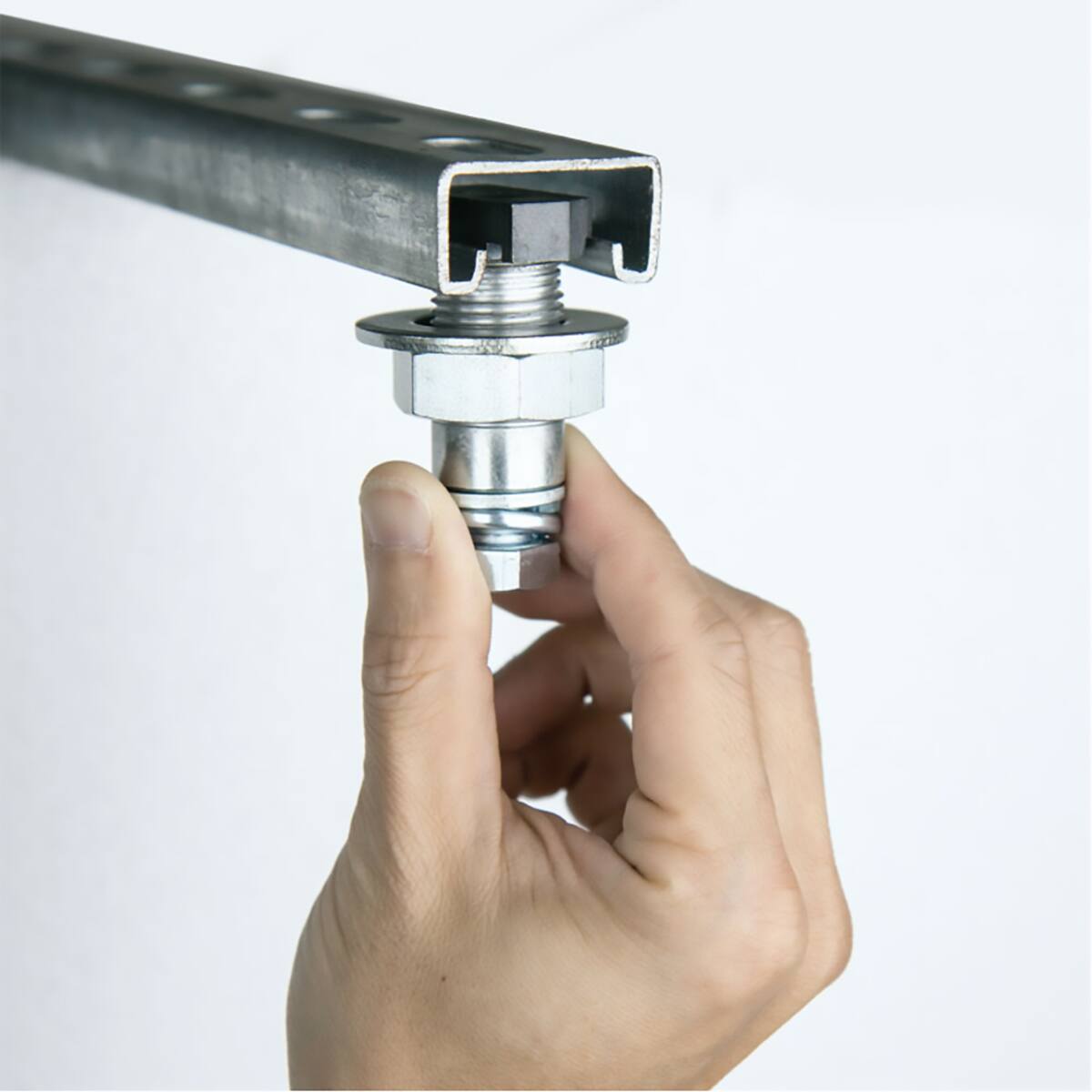 Alt View 1. Kupo - Kupo Strut Channel Adapter with 5/8" Baby Pin.