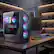 Alt View 1. STGAubron - STGAubron Gaming PC Desktop Computer, AMD Ryzen7 5700X up to 4.6Ghz, GeForce RTX 3050 6G, 16GB DDR4 RAM, 1TB SSD, WIN11H - Black.