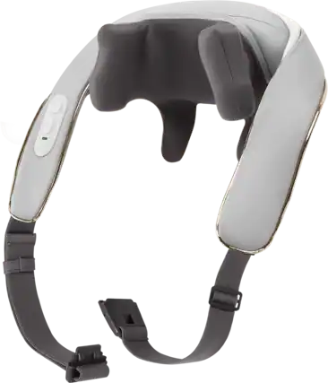 Front. SKG - SKG Neck Massager for Pain Relief, Deep Tissue Cordless with Heat, FSA HSA Eligible, Shoulder Massage Gift - Gray.