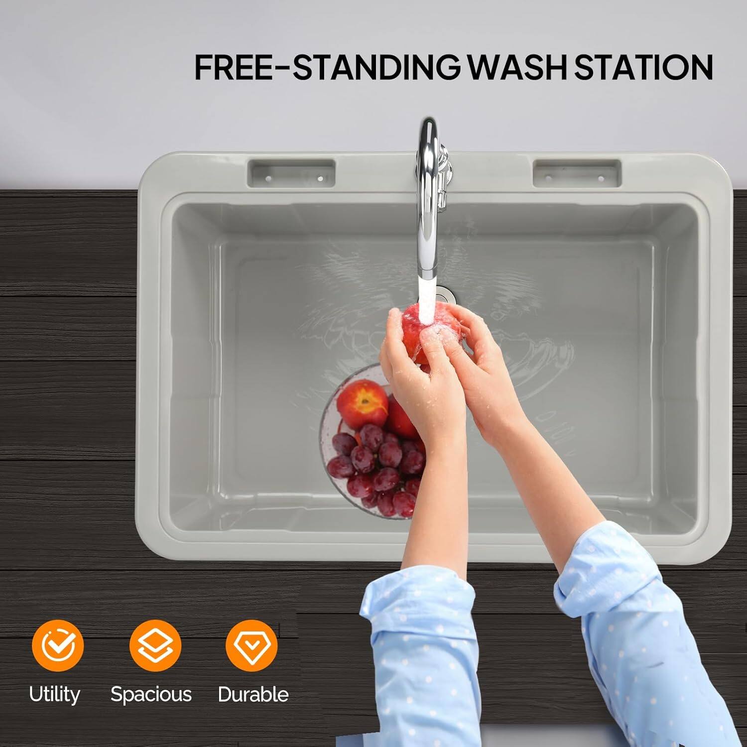 FREE-STANDING WASH STATION

Utility
Spacious
Durable
