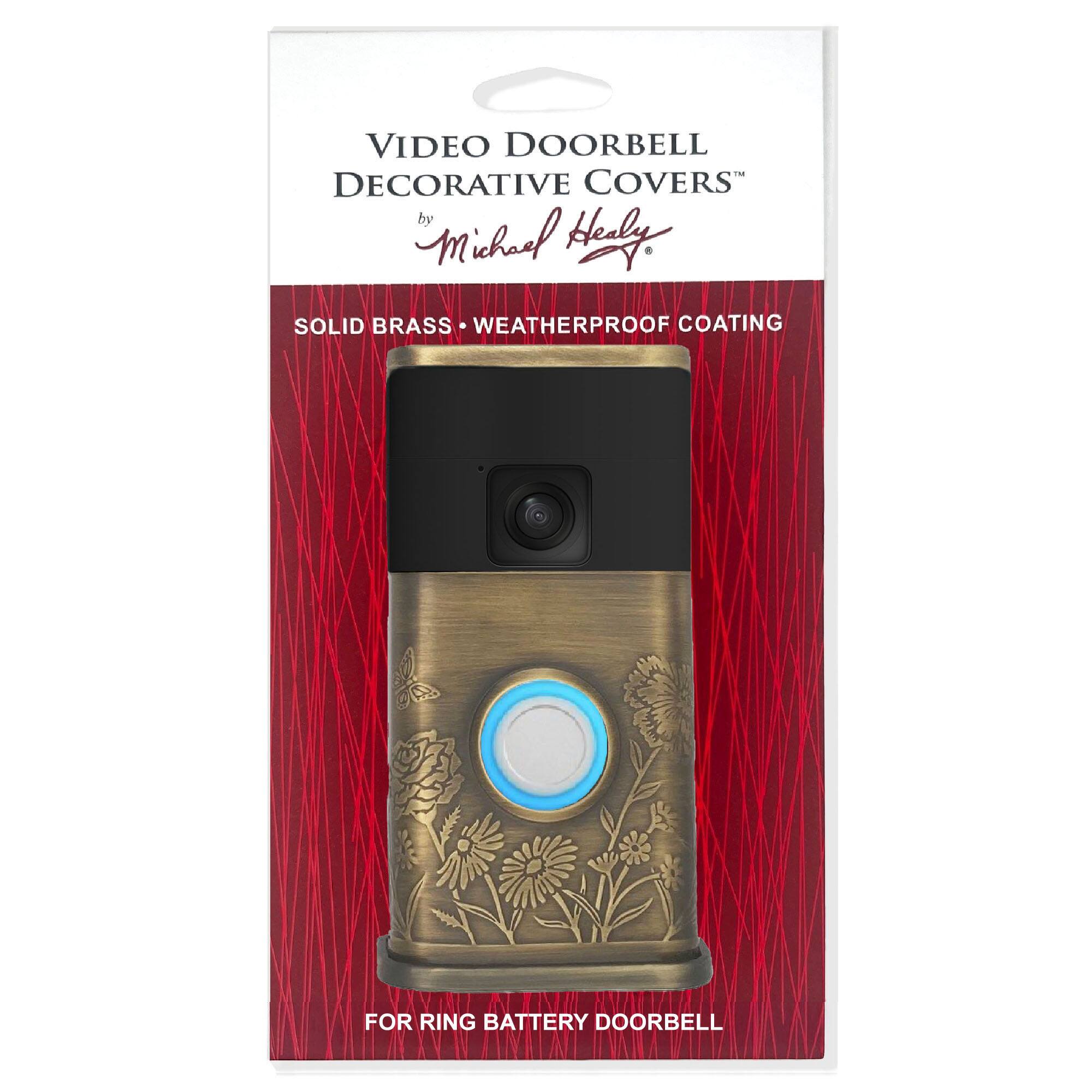 VIDEO DOORBELL DECORATIVE COVERS by Michael Healy
SOLID BRASS WEATHERPROOF COATING FOR RING BATTERY DOORBELL