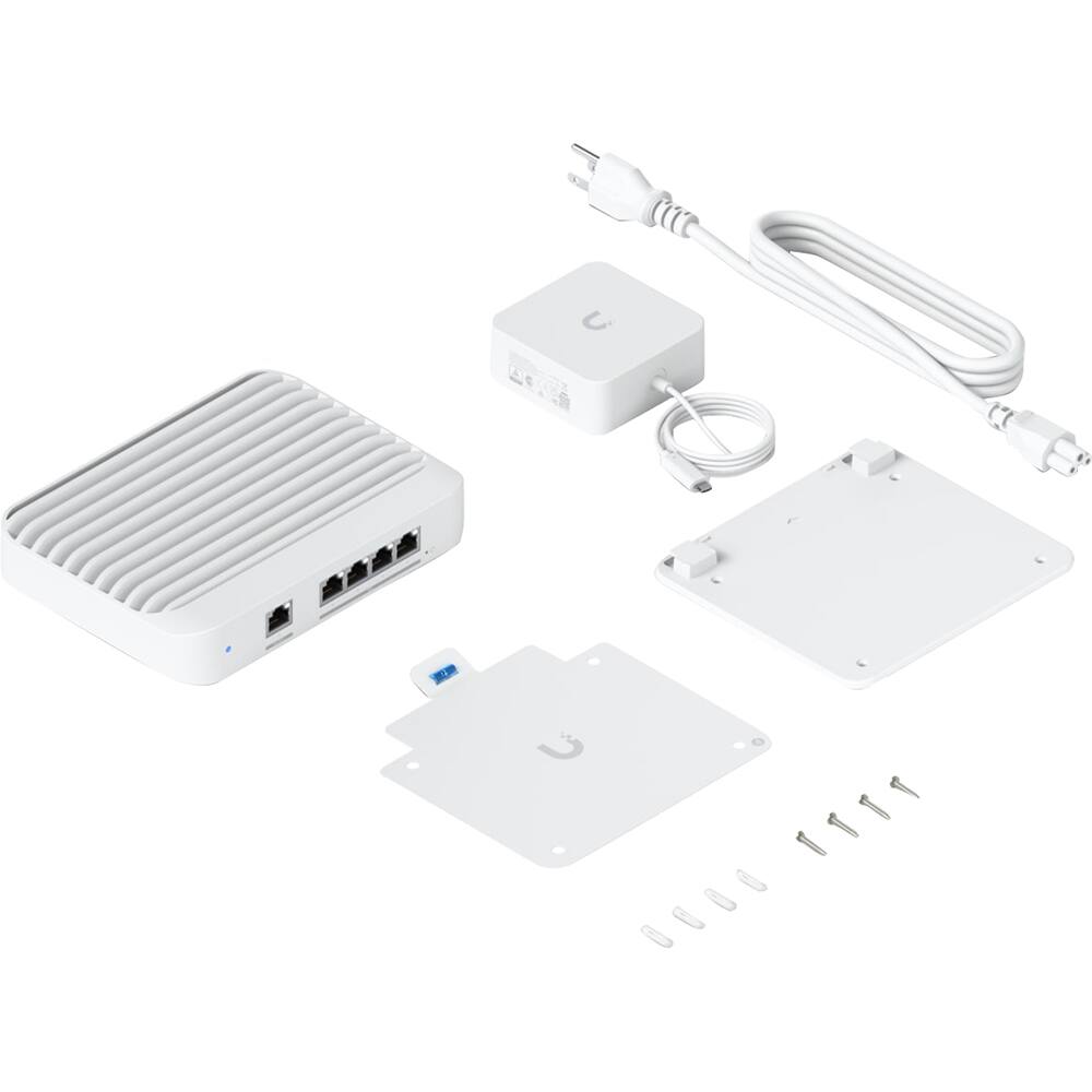 Alt View 3. Ubiquiti - Flex XG 4-Port 10G Managed Network Switch USW-Flex-XG - White.