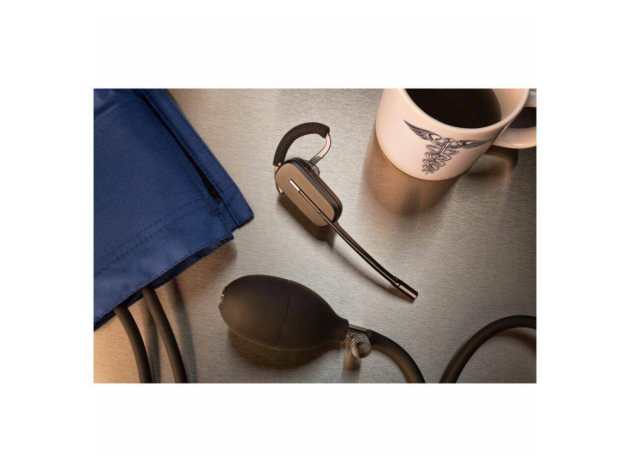 Alt View 1. Poly - Poly CS540A DECT 6.0 Wireless Headset - Mono - Noise Cancelling - Black - TAA - Black.