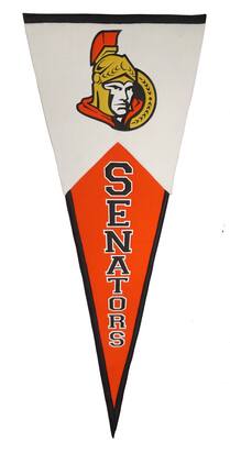 Winning Streak Sports - Ottawa Senators NHL GIANT SIZE Pennant 17x40 Wool Pennant - Multi