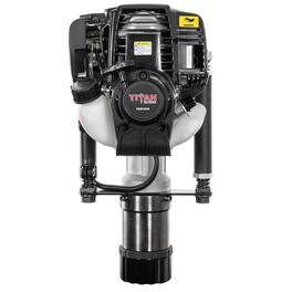 Titan Post Drivers - Gas Powered Fence Post Driver for T-Posts, Pipes and Stakes - Black/Grey